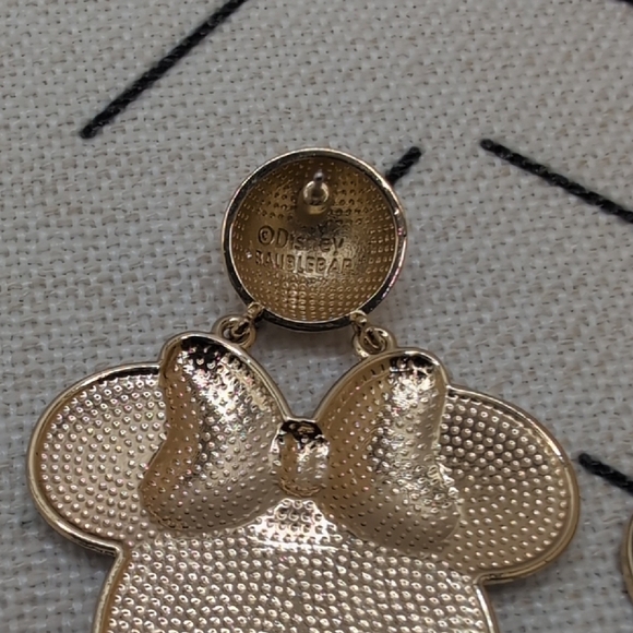 Disney Minnie Mouse Earrings - Red and Black - Picture 2 of 7